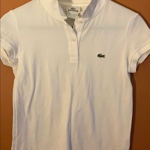 Lacoste white shirt